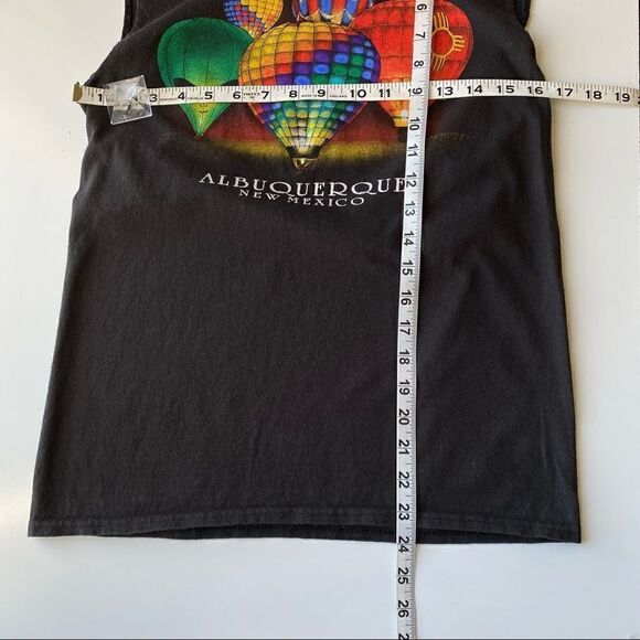 Vintage Albuquerque balloon festival T-shirt New Mexico black medium sleeveless - Picture 7 of 7